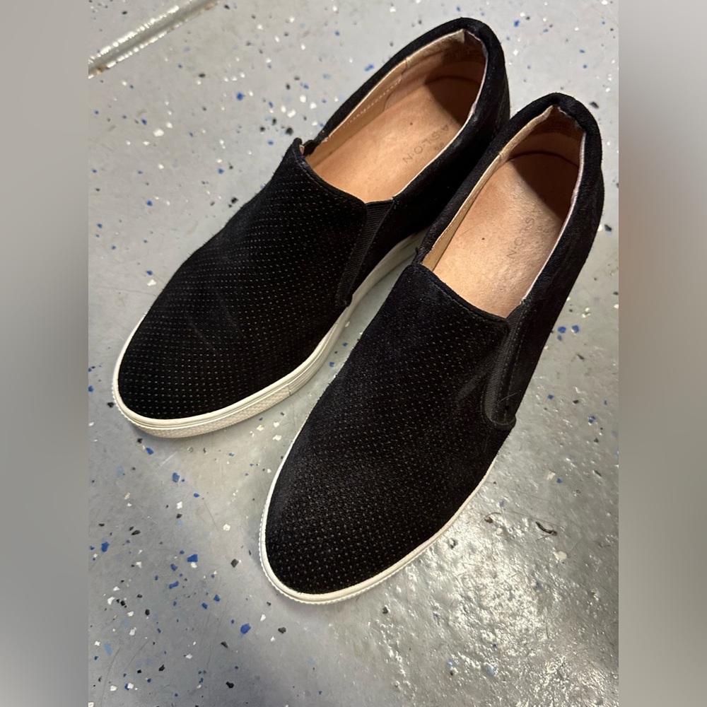 Caslon suede wedges